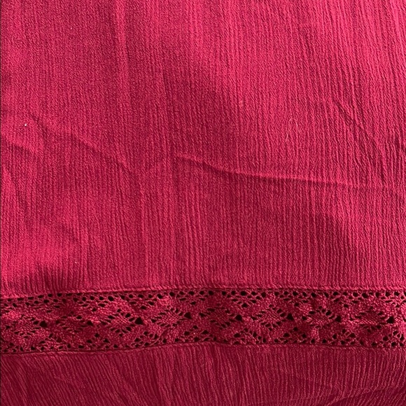 Forever 21 - Burgundy Lace-Trimmed maxi - medium - Picture 3 of 4